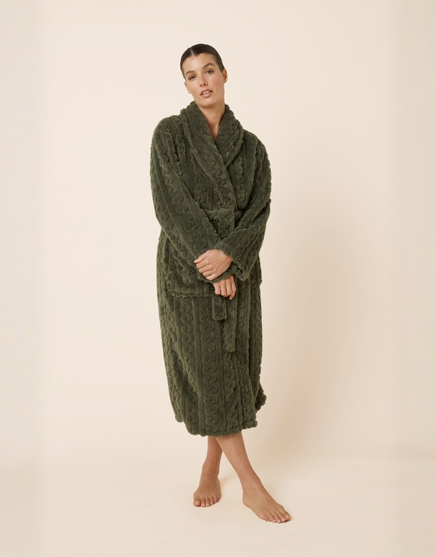 Gingerlilly - Gabriella Plush Long Robe