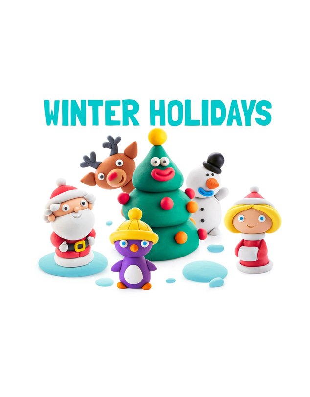 Hey Clay - Christmas Winter Holidays Large Pack (15 Cans & 2 Tools)