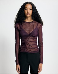 Lover - Cassandra Long Sleeve Mesh Top
