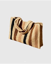 Mimmi Terra - Raffia Zitti Bag Tiramisu
