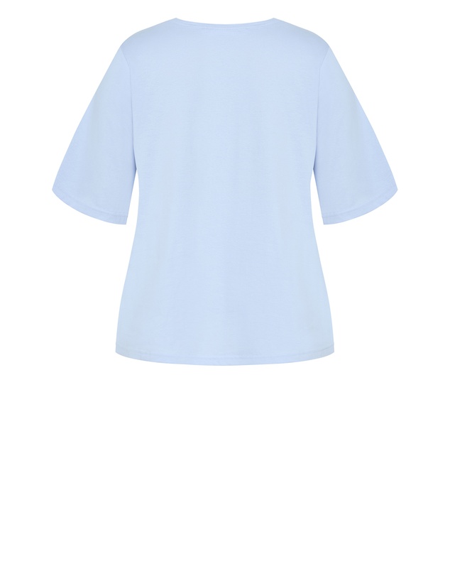City Chic - Curved Hem Soho Studio Cotton Tee