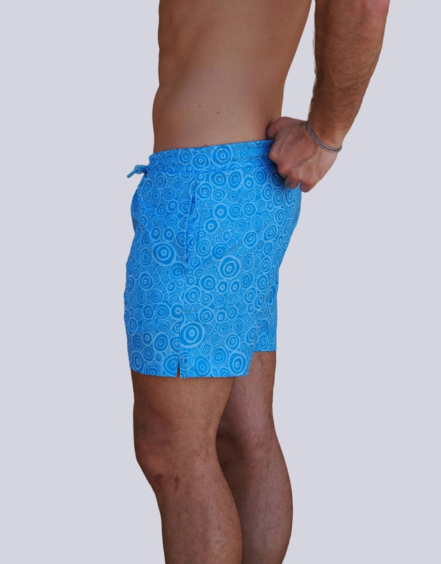 Gali Swimwear - Para-Kiira Baaka Cyan Swim Short