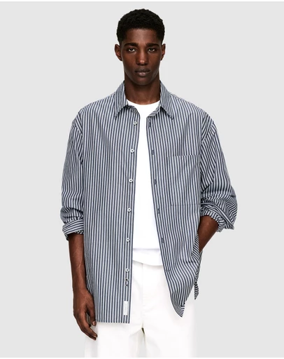 ARKET - Bongo Oversized Poplin Stripe Shirt