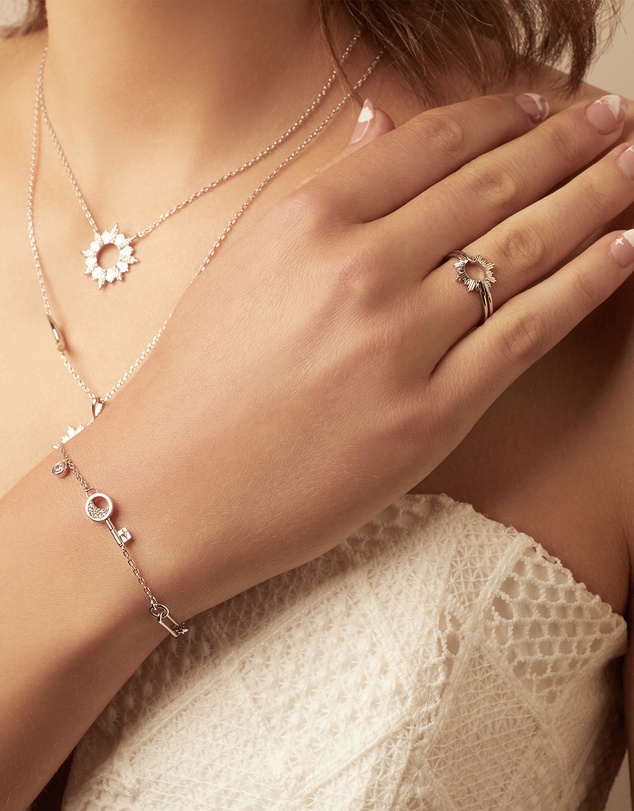 Wanderlust + Co - Sunseeker Silver Ring Set