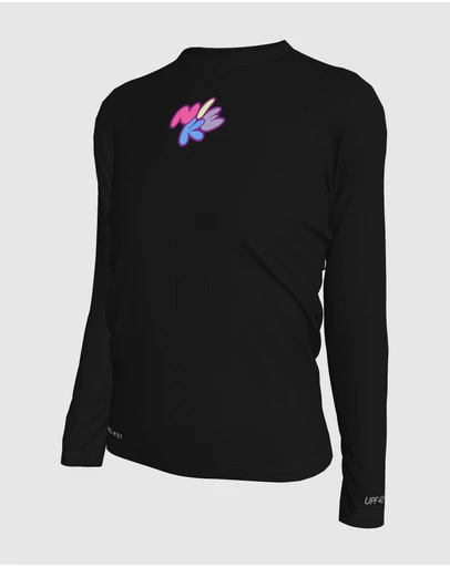 Nike - Bubble Script Big Kids Dri-Fit Long-Sleeve Hydroguard