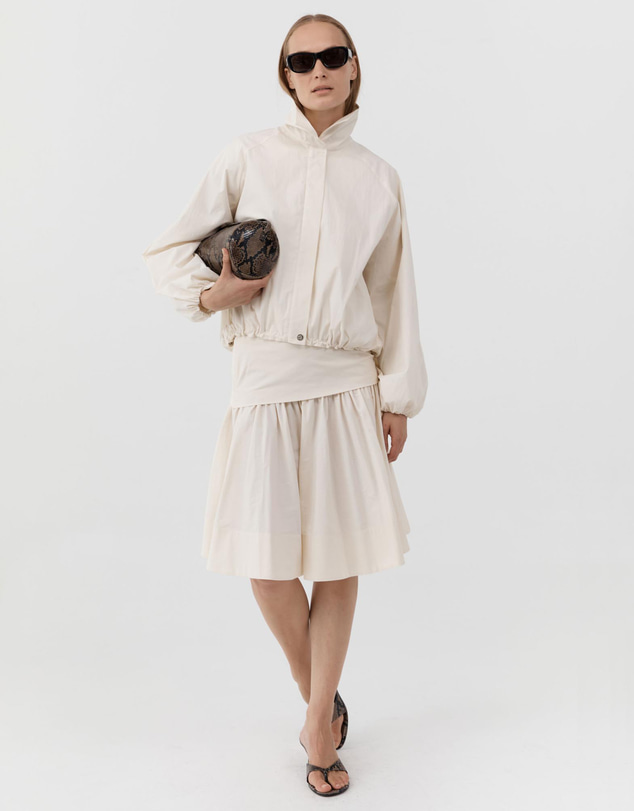 St. Agni - Circle Hem Gathered Skirt