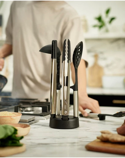 Joseph Joseph - Elevate™ Fusion 5-piece Silicone Utensil Set with Storage Stand