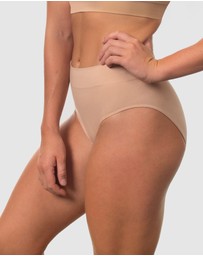 B Free Intimate Apparel - Cotton High Cut Briefs - 3 Pack