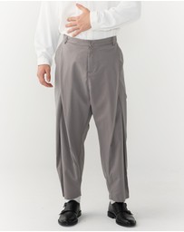Justin Cassin - Tian Cross Pleated Pants