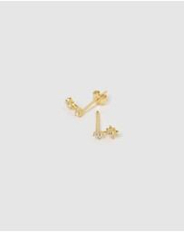 Arms Of Eve - Bonnie Gold Stud Earrings