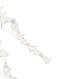 Lovisa - Silver Cubic Zirconia Crawler Stud Earrings