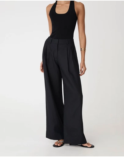 Forcast - Ami Wide Leg Linen Pants