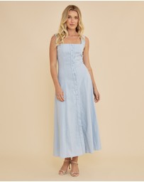 Amelius - Lucie Buttoned Midi Dress