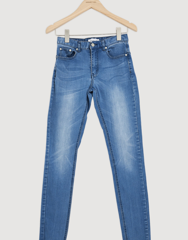 Revibe - Repaired Assembly Label Womens Denim Straight Leg Jean - AU 28
