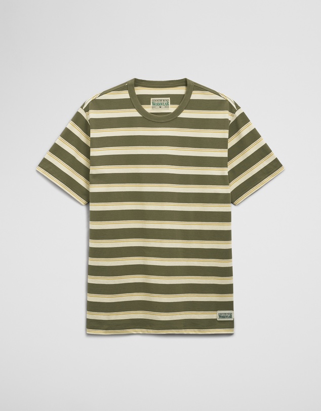 Country Road - Australian Cotton Stripe Workwear T-shirt