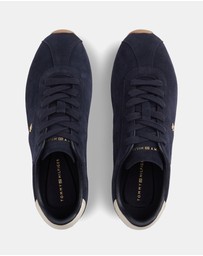 Tommy Hilfiger - TH Bella Low Runner Suede Sneakers - Women's