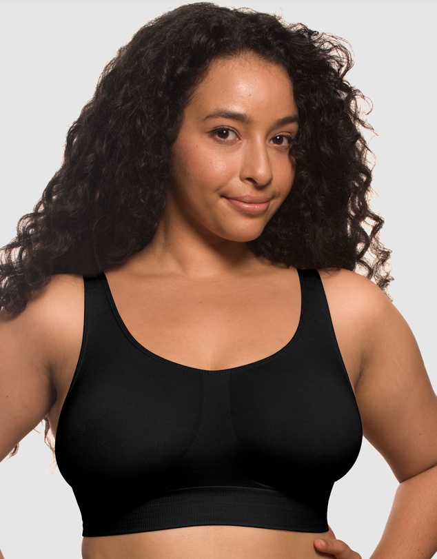 B Free Intimate Apparel - High Back Pull On Crop Top (C-D-DD-E-F-G-H) Cup