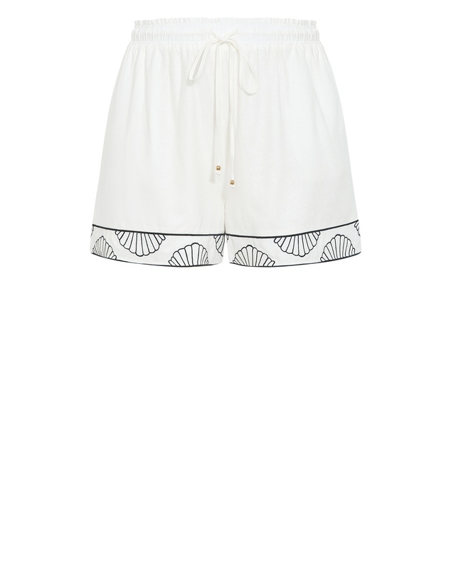 City Chic - Bianca Border Detail Short