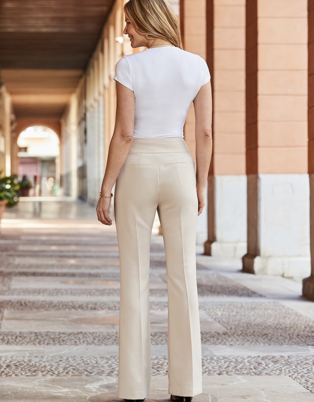 Sosandar - Contour Waist Flared Trouser