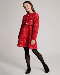 Bardot Junior - Sutton Boucle Crop Jacket - Kids-Teens