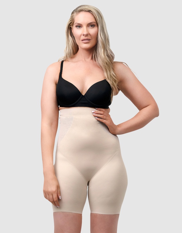 Cupid Fine Shapewear - Total Contour Hip, Tummy & Thigh Slimmer Shaping Shorts
