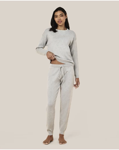Papinelle - Cosy Pointelle Long Sleeve Top and Jogger