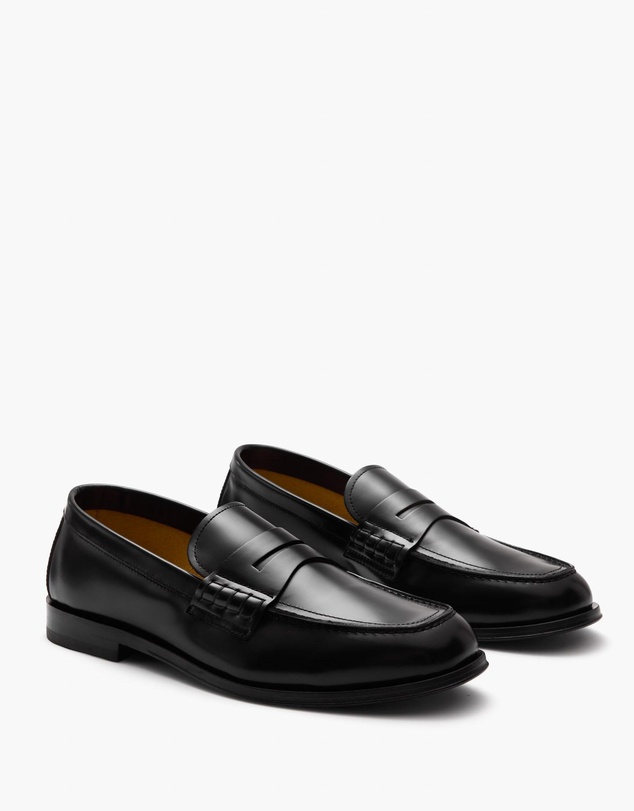 Aquila - D'ORO Collection - Prescott Hi-Shine Penny Loafers
