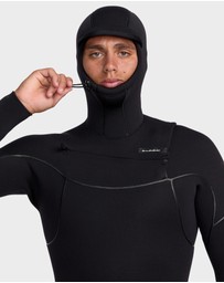 Quiksilver - Mens 5/4/3 Marathon Sessions Hooded Chest Zip Wetsuits