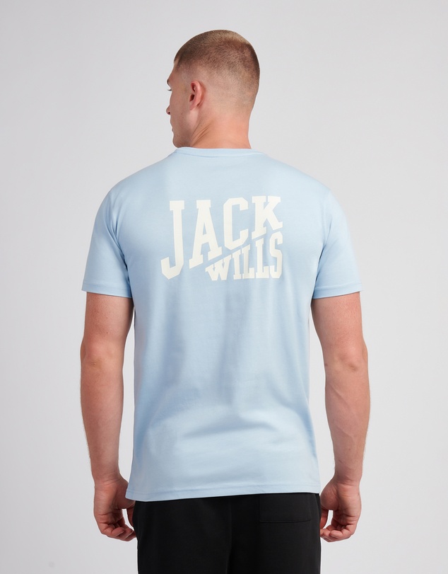 Jack Wills - Slant Stacked Graphic T-Shirt