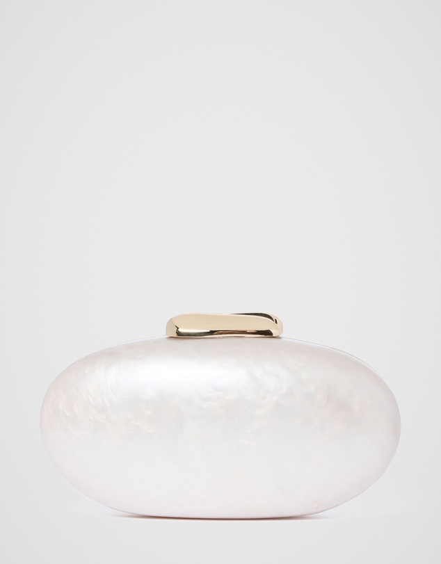 Forever New - Patty Oval Pearl Hardcase Clutch