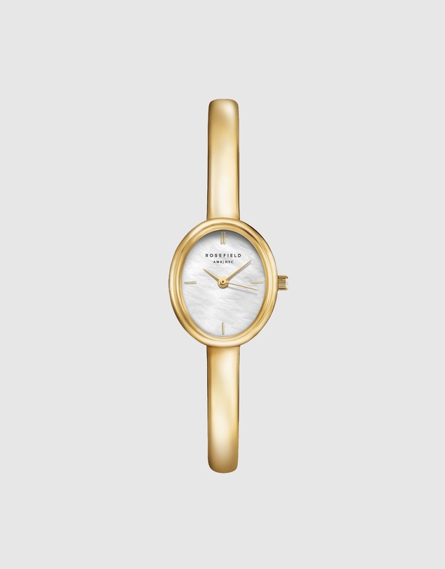 Rosefield - Rosefield Studio Edition 6 Bangle Watch Oval Gold Small 56 mm