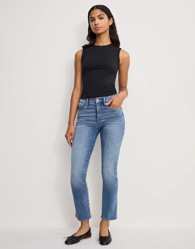Good American - Good Legs Straight Jeans
