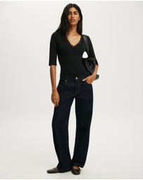 Cotton On - Eva Lace 3/4 Top