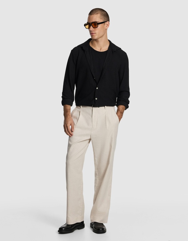yd. - Jacob Cotton Linen Chino