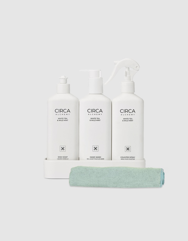 CIRCA - White Tea & Wild Mint Kitchen Trio Gift Set 900ml
