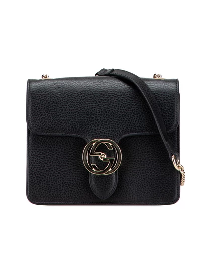 Pre-Loved by Azura Reborn - Pre-Loved Small Dollar Calfskin Interlocking G Crossbody