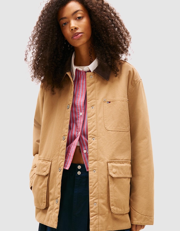Tommy Jeans - Twill Jacket Cord Collar