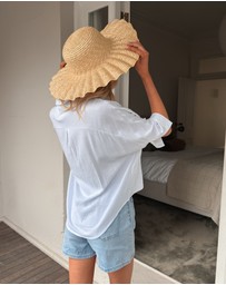 Esther & Co - Plato Top - White