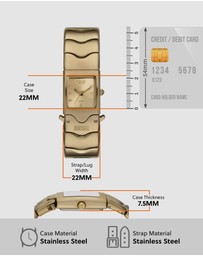 Diesel - Closer Gold Tone Analogue Watch