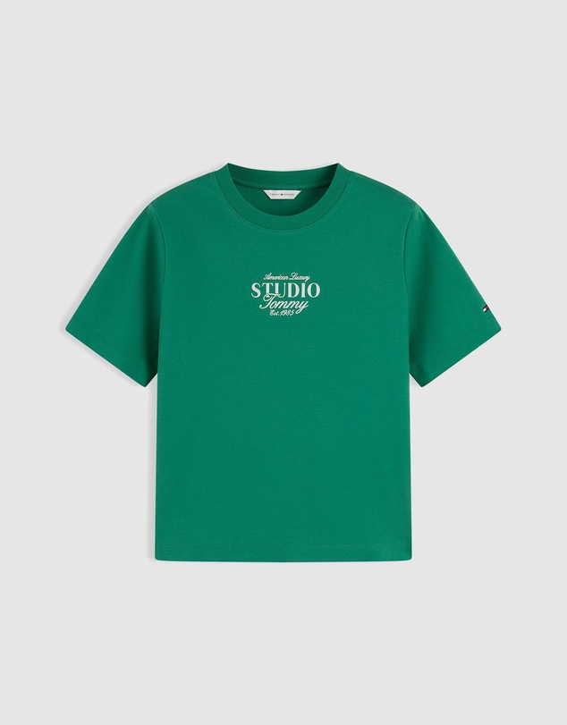 Tommy Hilfiger - Logo Interlock Knit Crew Neck T-Shirt
