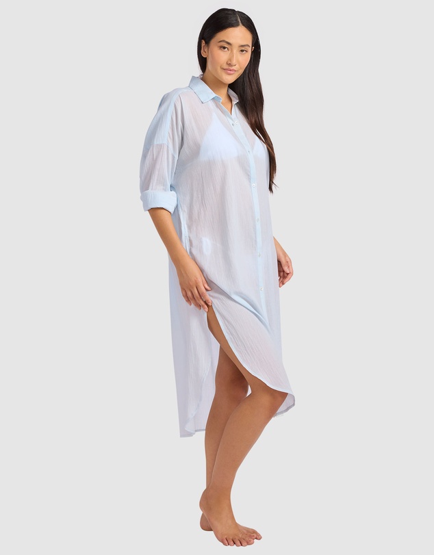 Seafolly - Cotton Voile Shirt Dress