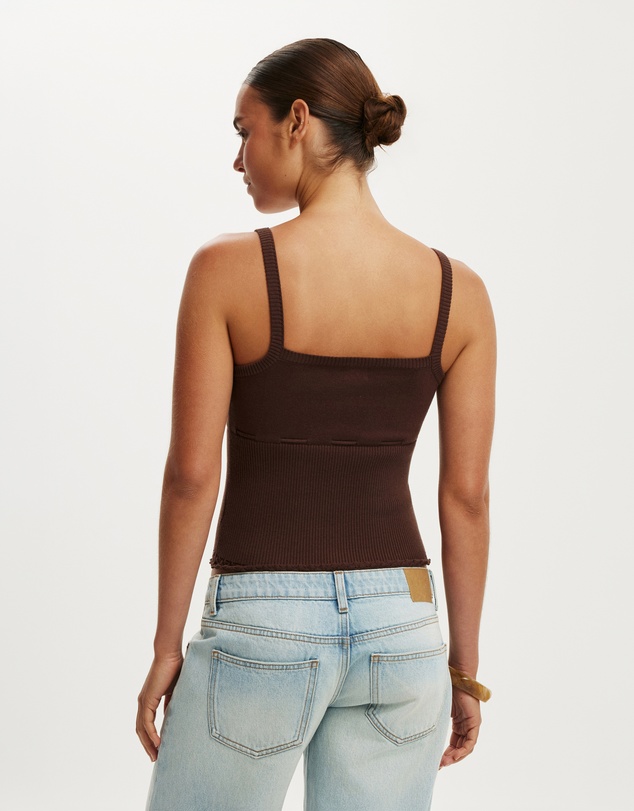 Cotton On - Ruffle Hem Knit Cami