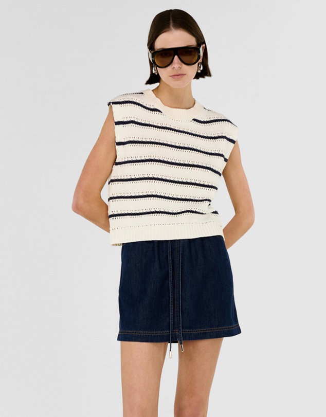 Staple the Label - Lea Denim Mini Skirt