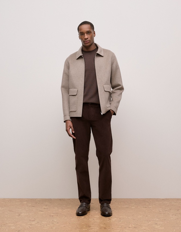Trenery - Merino Classic Crew in Espresso