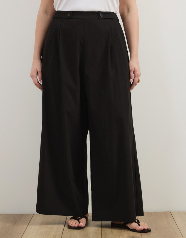 Atmos&Here Curvy - Nola Wide Leg Palazzo Pants