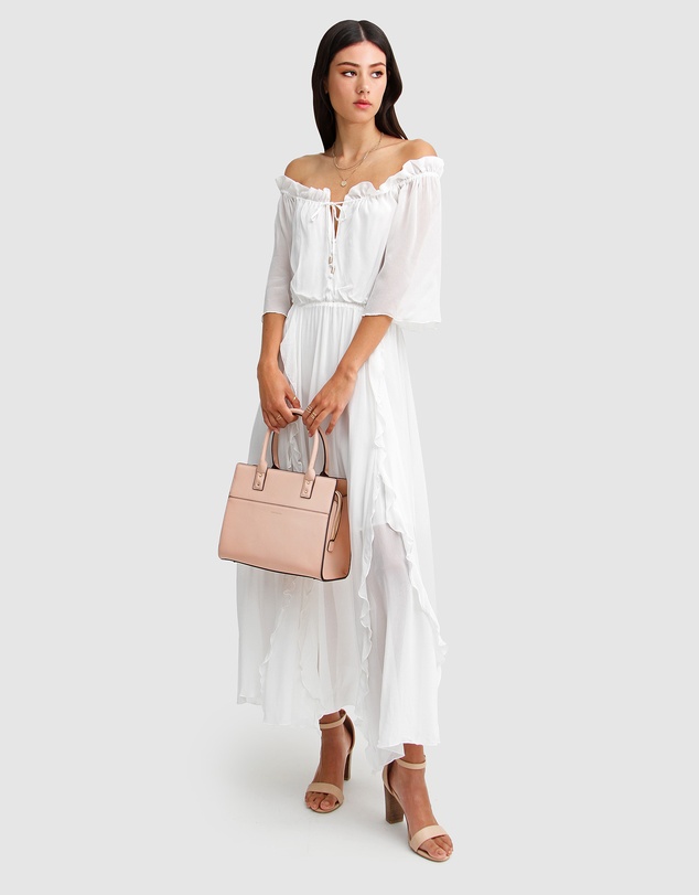 Belle & Bloom - Amour Amour Ruffled Midi Dress