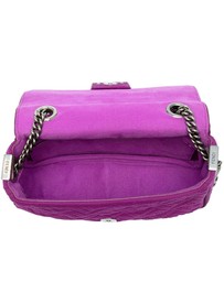 Pre-Loved by Azura Reborn - Pre-Loved Zucca Embossed Technical Fabric Chain Midi Baguette