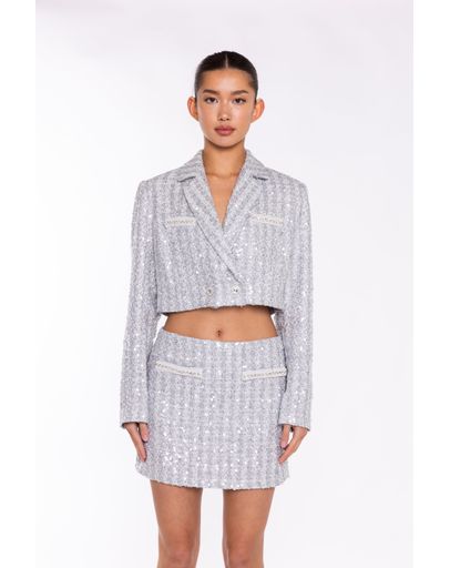 SILVER TWEED