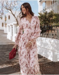 Petal & Pup - Vayla Maxi Dress - Pink Rose