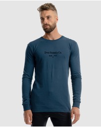 DVNT - Saxon Embroidery Long Sleeve Tee